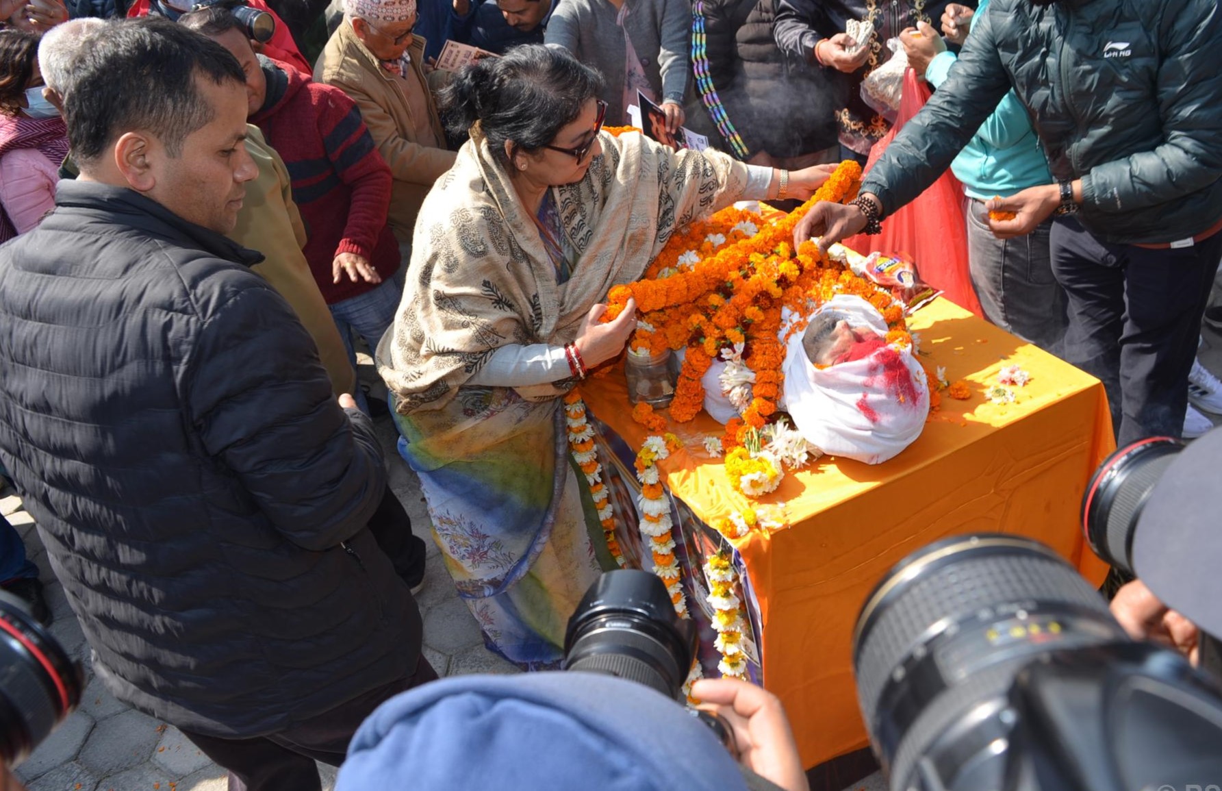 भजनशिरोमणि आचार्यलाई प्रज्ञा-प्रतिष्ठानमा अन्तिम श्रद्धाञ्जलि