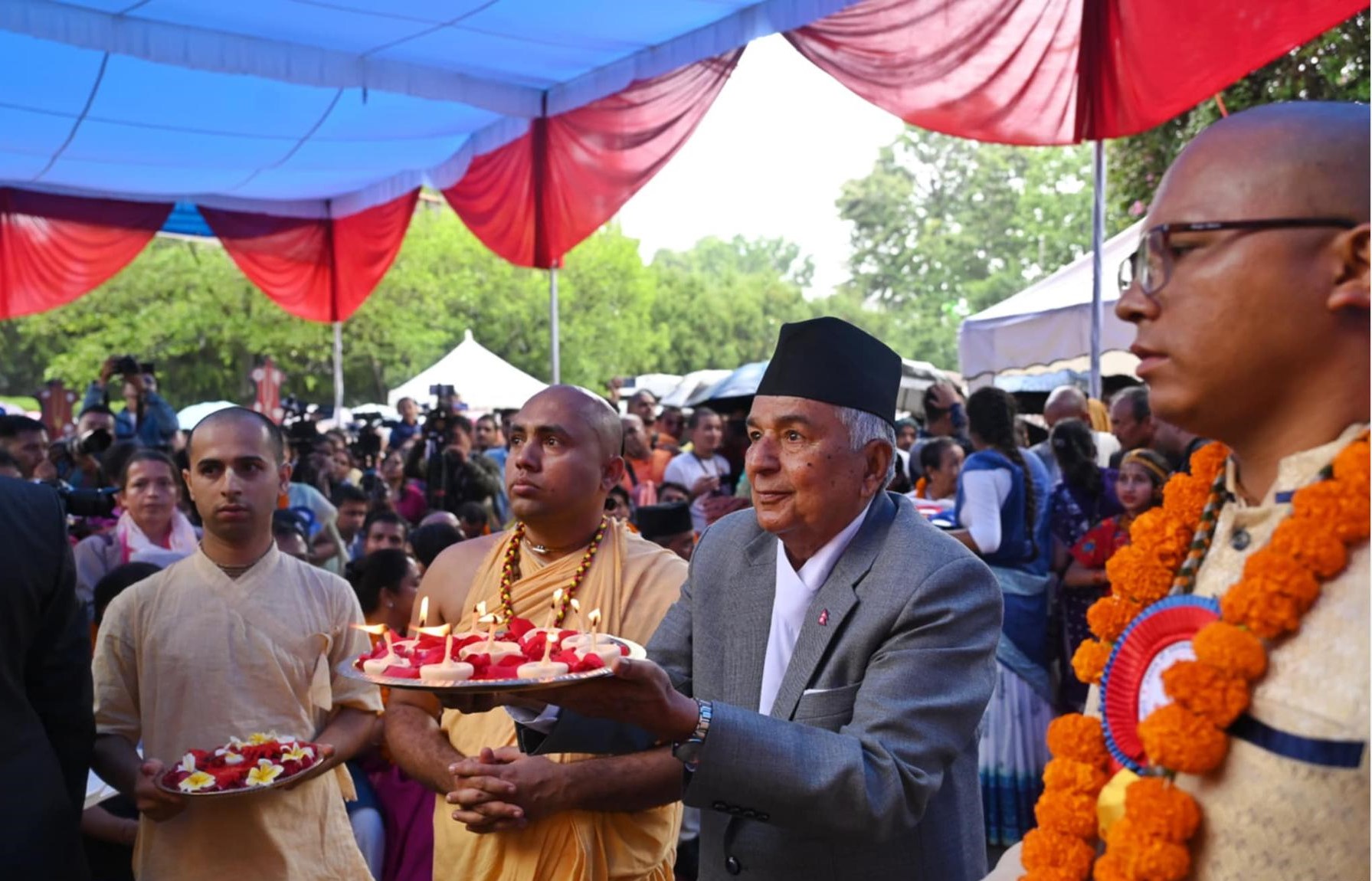 राष्ट्रपति पौडेलद्वारा जगन्नाथ रथयात्रा शुभारम्भ