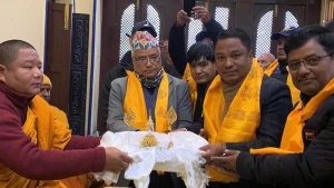 मध्यपुरथिमिमा बुद्धको अस्थिधातु स्थापना, सर्वसाधारणका लागि प्रदर्शन गरिने