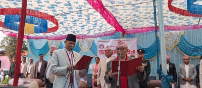 लुम्बिनी प्रदेशका मुख्यमन्त्रीसहित आठ मन्त्रीको शपथ