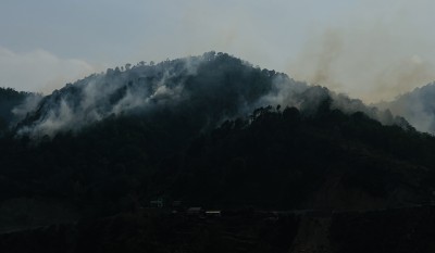 अर्जुन वनमा लागेको डढेलो