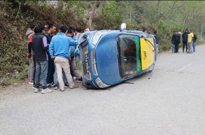 दुर्घटनाग्रस्त ट्याक्सी