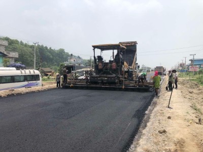 नारायणगढ-बुटवल सडक : वर्षाले रोकिएको निर्माण कात्तिक १५ पछि मात्र सुरु हुने