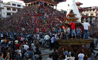 भाद्र शुक्ल चतुर्दशी : परम्परागत रुपमा आज इन्द्रजात्रा पर्व मनाइँदै