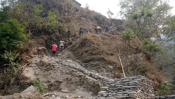 भिरमा पदमार्ग निर्माण