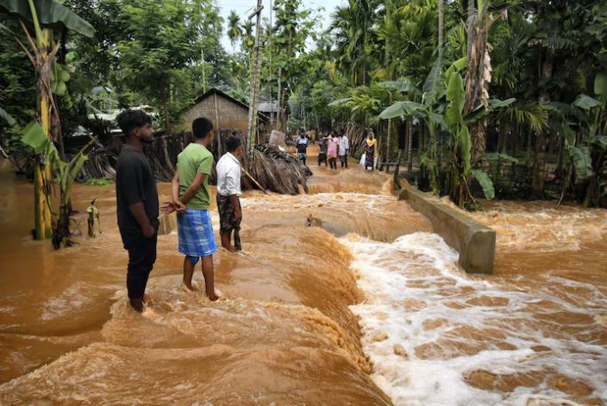 आसामको बाढीमा मृत्यु हुनेको सङ्ख्या ३८ पुग्यो