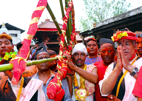 दोस्रो पटक जिब्रो छेडेर जात्रालाई निरन्तरता दिँदै बोडेका सुजन बाग