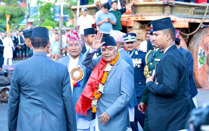 राष्ट्रपतिद्वारा भोटोजात्रा अवलोकन, यस वर्षको रथयात्रा सम्पन्न