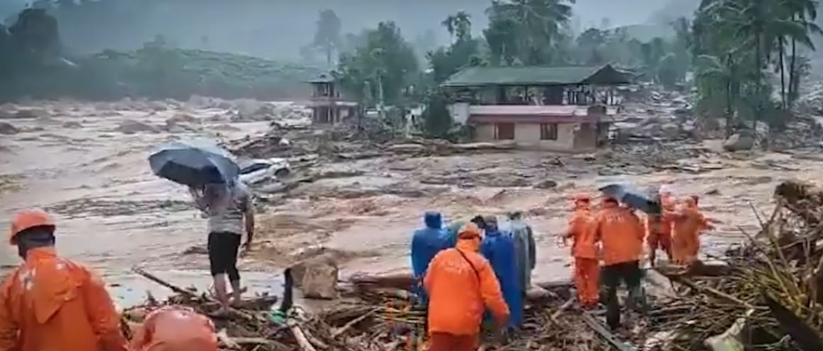 भारतमा पहिरोमा परी २४ जनाको मृत्यु