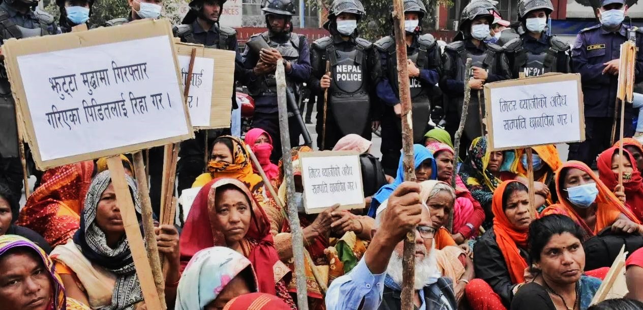 मिटरब्याजसँग सम्बन्धित सबै उजुरी लिन नसकिएको प्रहरी अधिकारीको भनाइ