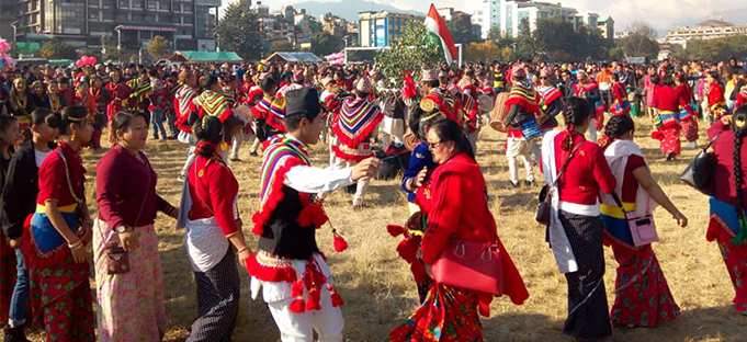 लिम्बू समुदायले चासोक तङनाम पर्व मनाउँदै